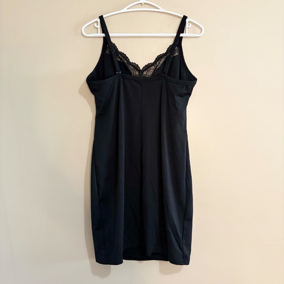 Voglio Black & Lace Shapewear Slip Dress Medium Compression - Picture 9 of 15